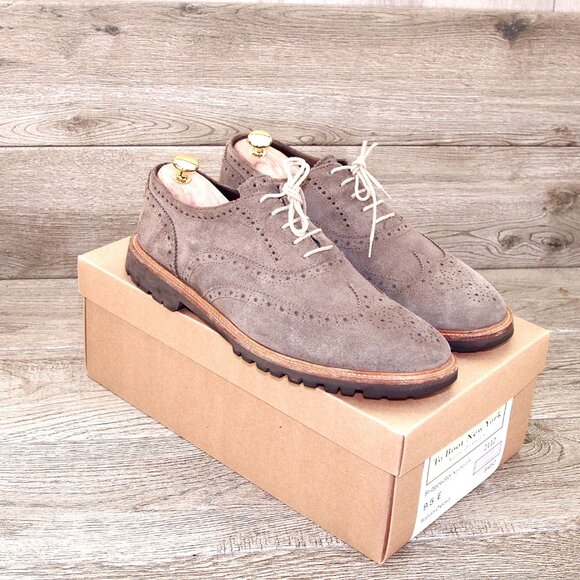$450 Nordstrom TO BOOT NEW YORK 11.5 M Italian Suede Oxford * add $15 new Trees main image 15